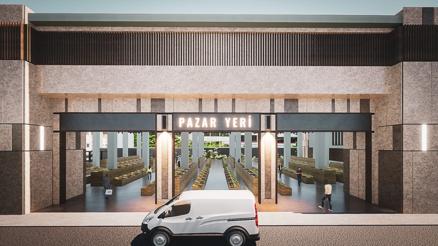 Beştelsiz Kapalı Pazar Alanı, Otopark ve Spor Tesisi