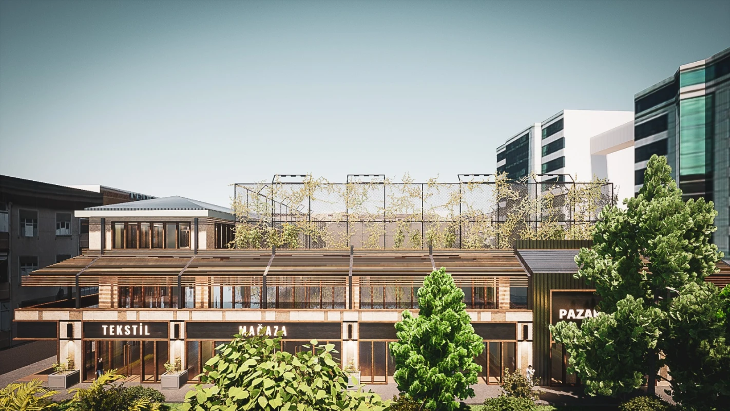 Beştelsiz Kapalı Pazar Alanı, Otopark ve Spor Tesisi